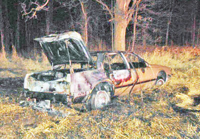 Fatality in car fire